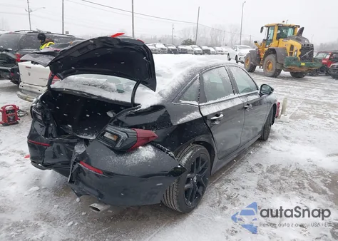 2025 Honda Civic Sport из США, поврежденный, VIN 2HGFE2F56SH569879